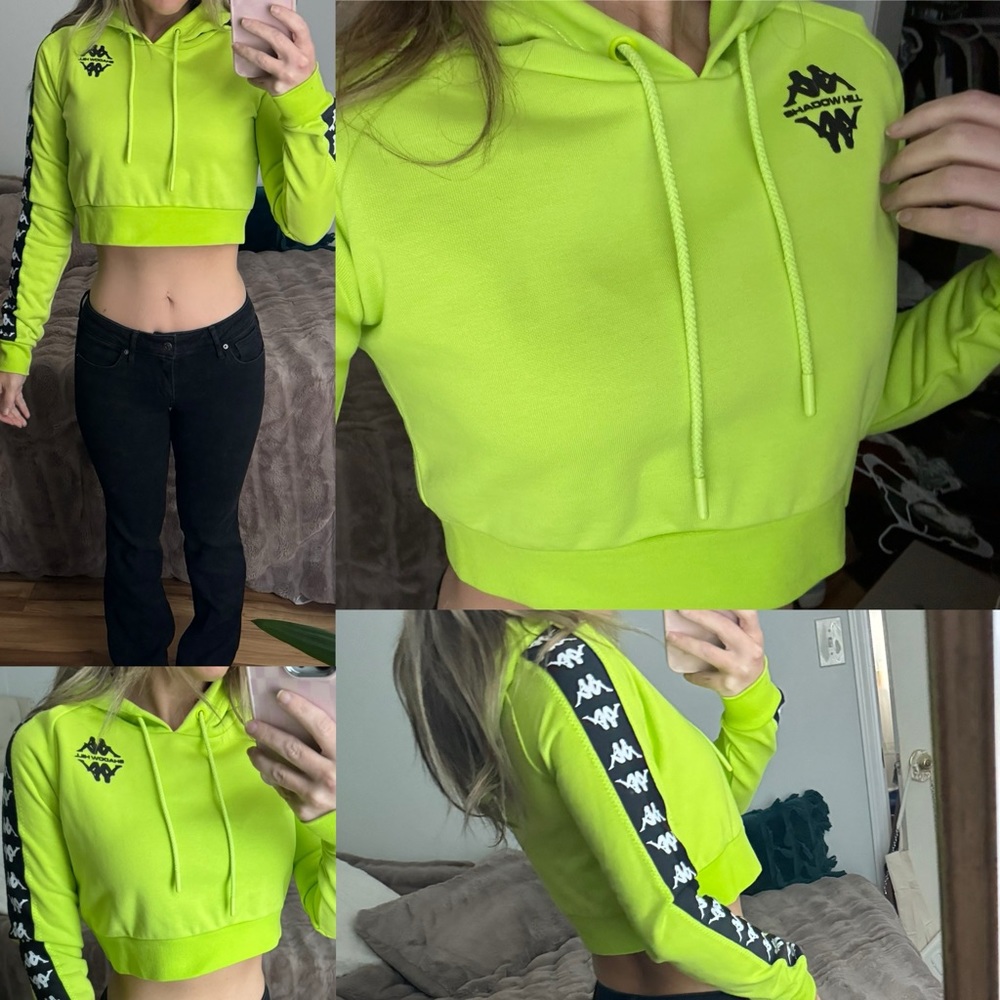 NWT Kappa X Shadow Hill Sedot Cropped Hoodie